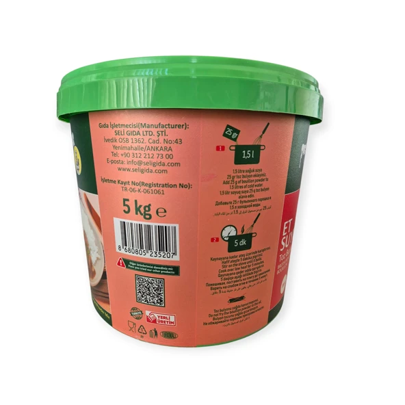 Seli Et Suyu Toz Bulyon 5 Kg - 3