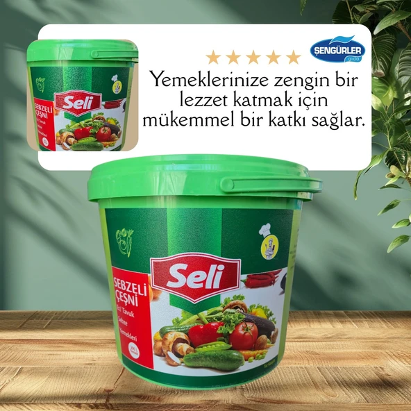 Seli Sebzeli Çeşni Toz Bulyon 5 kg