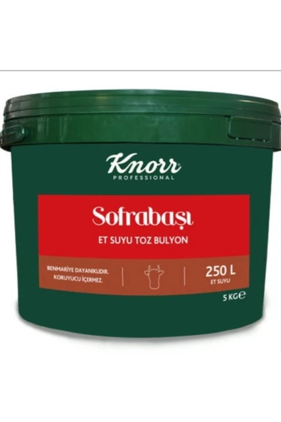 Knorr Sofrabaşı Et Suyu Toz Bulyon 5 Kg