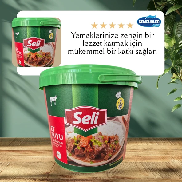 Seli Et Suyu Toz Bulyon 5 Kg