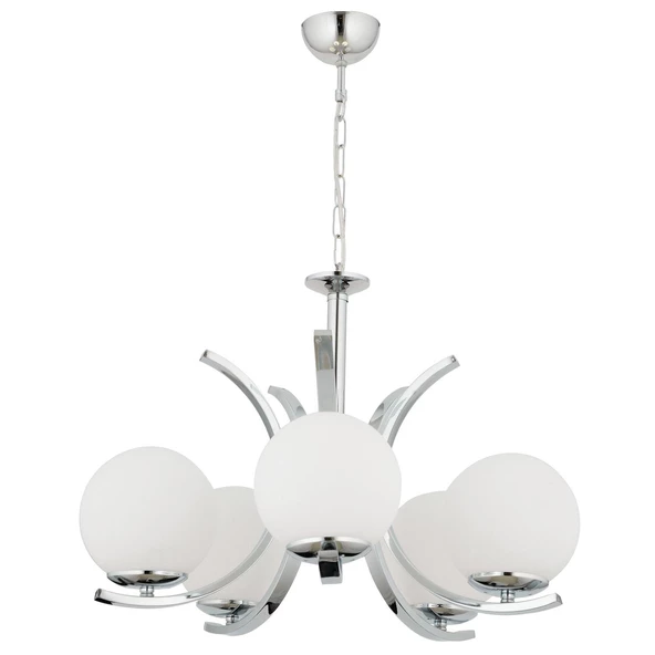 Apliqa Plüton 5'Li Krom Modern Mutfak Salon Avize - Resim 4