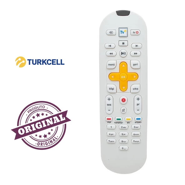 TURKCELL TV+ PLUS KLAVYESİZ R TUŞLU ORJINAL RM-L356 - 1