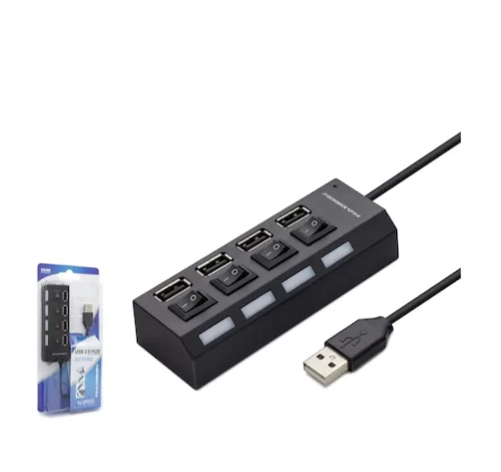 Hub Usb 2.0 4 Port Hadron Hn102