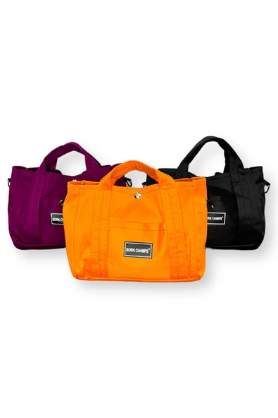 Me-vo Kadın Turuncu Renkli Borb Champs Mini El ve Omuz Çantası - Resim 2