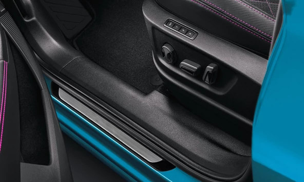 Renault Captur Krom Kapı Eşik Koruması Krom Line 2017-2020 4 Parça - 2