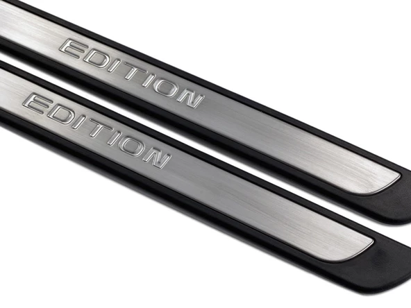 Seat Leon Mk3 SC Krom Kapı Eşik Koruması Edition Line 2012-2013 2 Parça - Resim 4