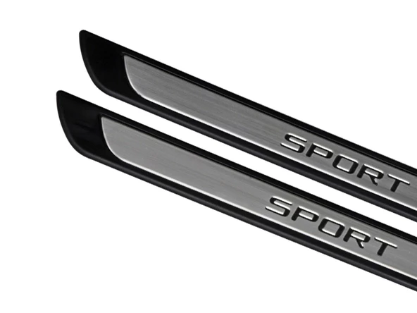 Ford Connect 2 Krom Kapı Eşik Koruması Sport Line2014 Üzeri 2 Parça - Resim 4