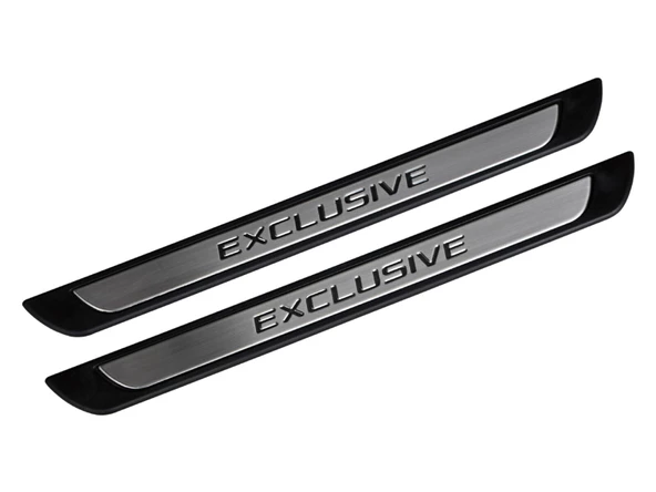 Volkswagen Caddy Maxi Life Krom Kapı Eşik Koruması Exclusive Line2007-2015 2 Parça - Resim 3