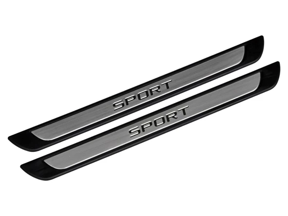 Peugeot Partner Tepee Krom Kapı Eşik Koruması Sport Line2008-2012 2 Parça - Resim 3