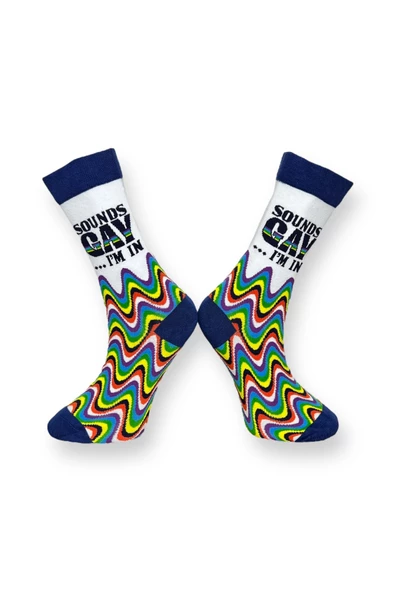 Me-vo Tekli Beyaz Renkli Bay/Bayan Unisex Esnek Nem Alabilen Pamuklu Yazı İşlemeli Soket Çorap - Resim 2