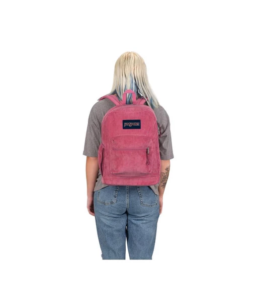 Jansport Cross Town Plus Remix Mauve Haze Corduroy Sırt Çantası EK0A5BJ67K4 - 2