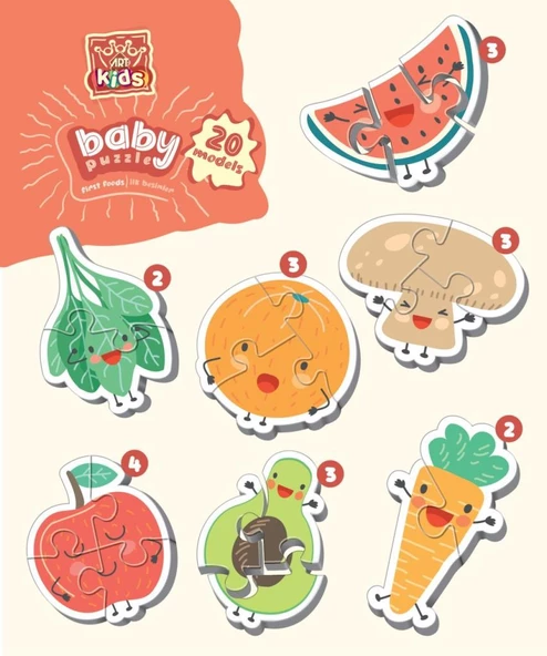 Art Puzzle İlk Besinler Baby 5822 - 3