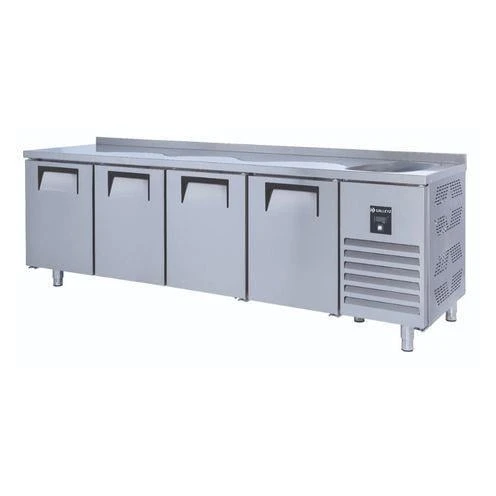 Iceinox Tezgah Tip Gn Buzdolabı 4 Kapılı Evyeli ürün görseli 1