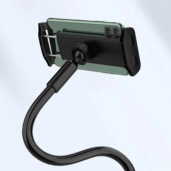 Coofbe Klipsli Ayarlanabilir 360 Döner Masa Dolap Yatak Kenarı Tablet Tutucu Tablet Stand Telefon Tutucu - 8