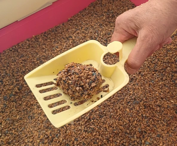Cattus Naturalia Klasik Aktif Karbonlu Ceviz Kabuğundan Yapılmış Doğal Kedi Kumu 6 'lı - 5
