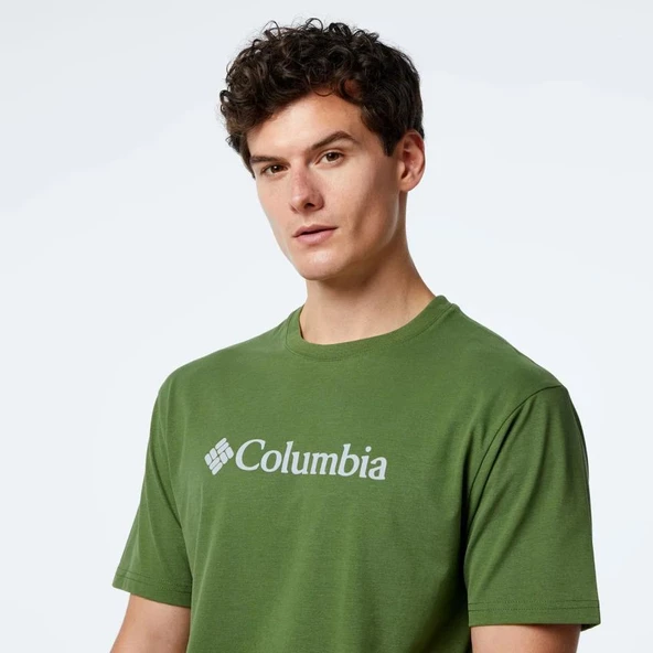 Columbia CSC Basic Big Logo Brushed Erkek Kısa Kollu T-Shirt CS0287-352 - Resim 4
