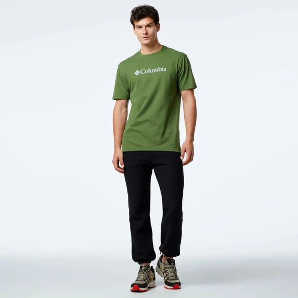 Columbia CSC Basic Big Logo Brushed Erkek Kısa Kollu T-Shirt CS0287-352 - Resim 3