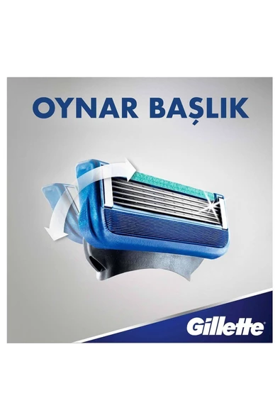 Gillette Fusion5 Start 8Li Yedek Tıraş Bıçağı - Resim 6