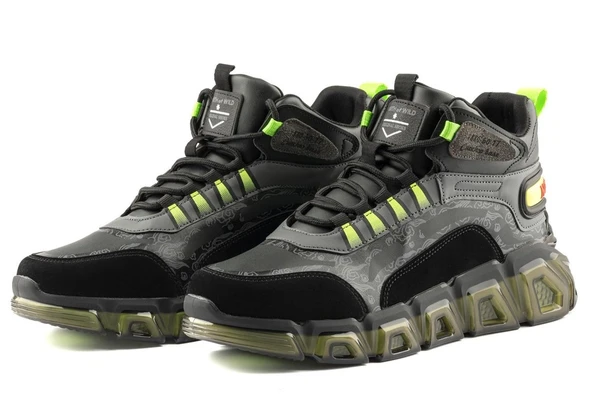 North Of Wild Z5 Cuacheo Base Air Sneaker Bot Erkek Spor Ayakkabı - Resim 11