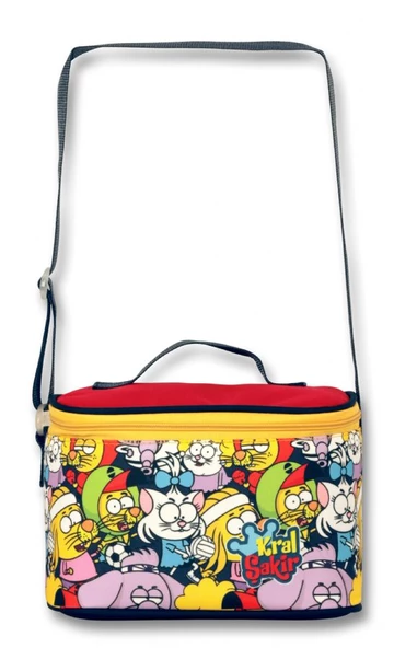 Kral Şakir Karakterler Isı Yalıtımlı Beslenme Çantası Ve Kalemlik Seti - Sarı - Erkek Çocuk - Resim 2