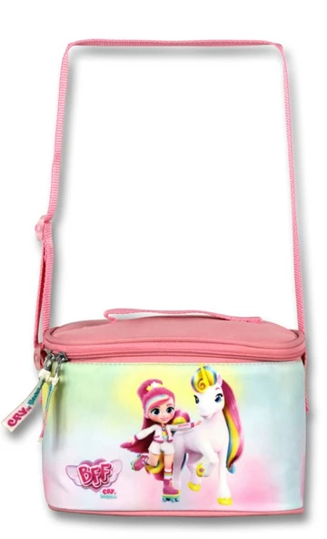 Cry Babies Gökkuşağı Isı Yalıtımlı Beslenme Çantası ve Kalemlik Seti - Pembe - Kız Çocuk - Resim 2