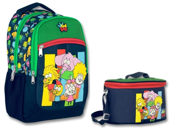 Kral Şakir Arkadaşlar Erkek Çocuk İlkokul Sırt Çantası Ve Beslenme Çantası Seti ürün görseli