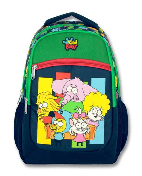 Kral Şakir Arkadaşlar Erkek Çocuk İlkokul Sırt Çantası Ve Beslenme Çantası Seti - Resim 2