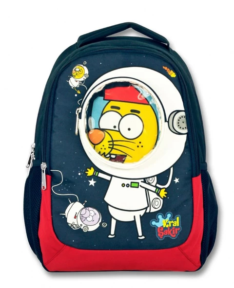 Kral Şakir 3 Boyutlu Astronot İlkokul Çantası Ve Kalemlik Seti - Resim 2