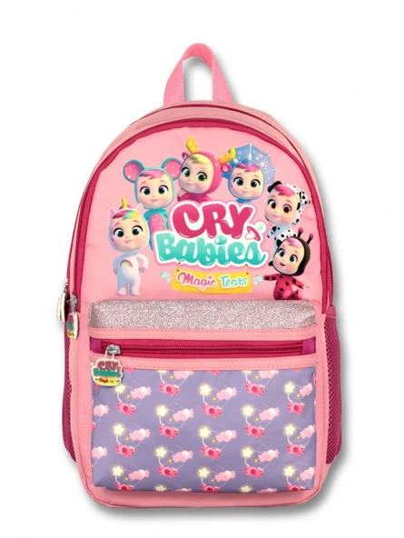 Cry Babies Fantasy Kız Çocuk Simli İlkokul Sırt Çantası - Pembe - 2