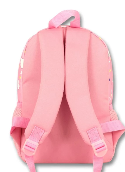 Ümit Çanta Cennec Simli Kanatlar Unicorn Kız Çocuk Pembe Anaokulu Çantası - 3