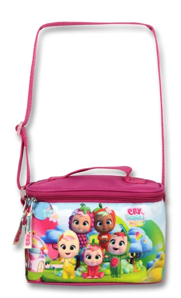 Cry Babies Kız Çocuk Pembe İlkokul Sırt Çantası ve Beslenme Çantası Seti - Resim 3