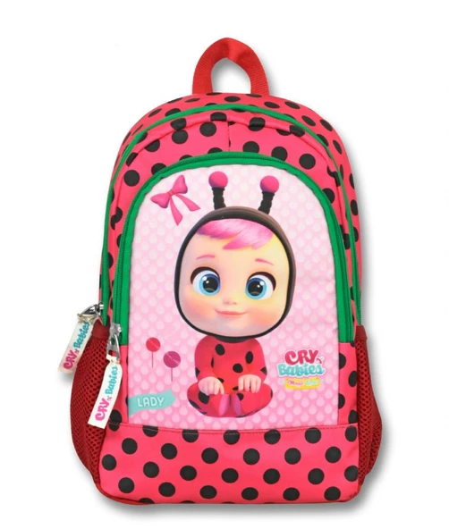 Ümit Çanta CRY Babies Oyun Vakti Kız Çocuk Kırmızı/Pembe Anaokulu ve Günlük Sırt Çantası - Resim 2