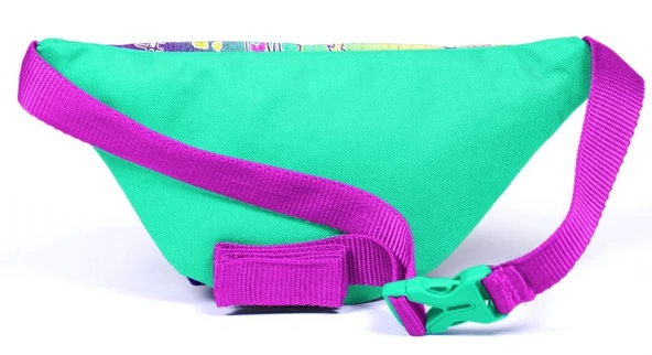 Coral High Pembe Su Yeşili Flamingo Baskılı Kız Çocuk Bel Çantası - 2