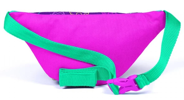 Coral High Mor Pembe Dondurma Baskılı Kız Çocuk Bel Çantası - 2