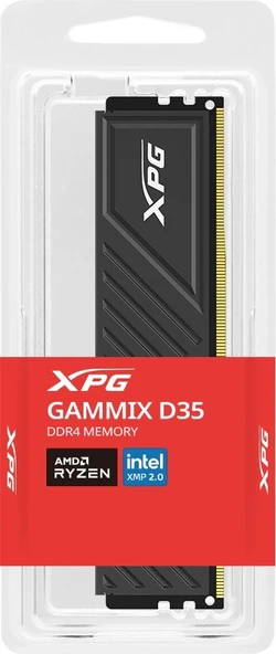 Xpg Gammix D35 8 GB Ddr4 3200MHZ CL16 AX4U32008G16A-SBKD35 Siyah Tek Modül Ram - 2