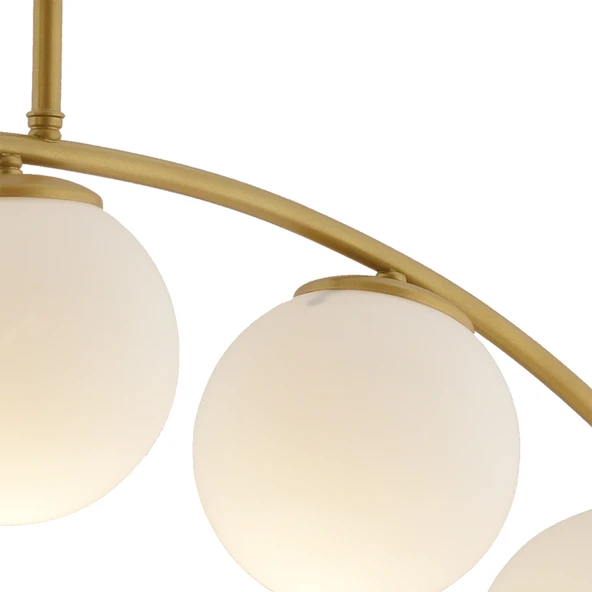 Fralde 5 Li Gold Modern Mutfak Cafe Restoran için Uygun Retro Salon Avize - Resim 5