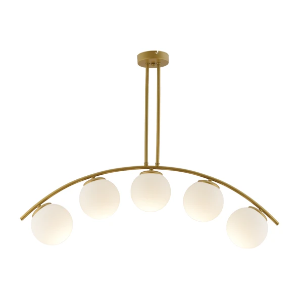 Fralde 5 Li Gold Modern Mutfak Cafe Restoran için Uygun Retro Salon Avize - Resim 3