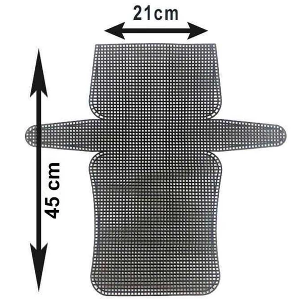 Kanvas Büyük Sade ( 45 Cm ) Siyah