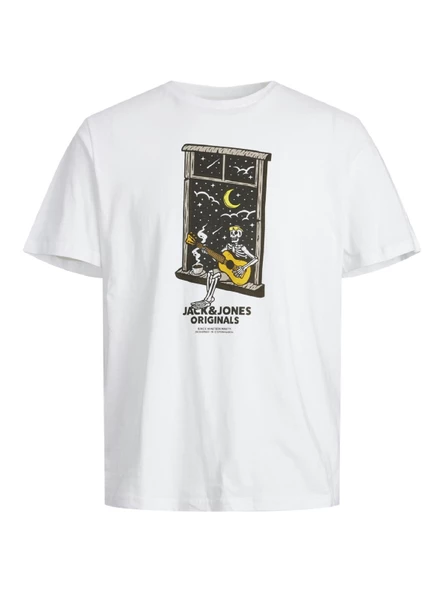 JACK JONES Erkek İskelet Baskılı Tişört 12241950 ürün görseli