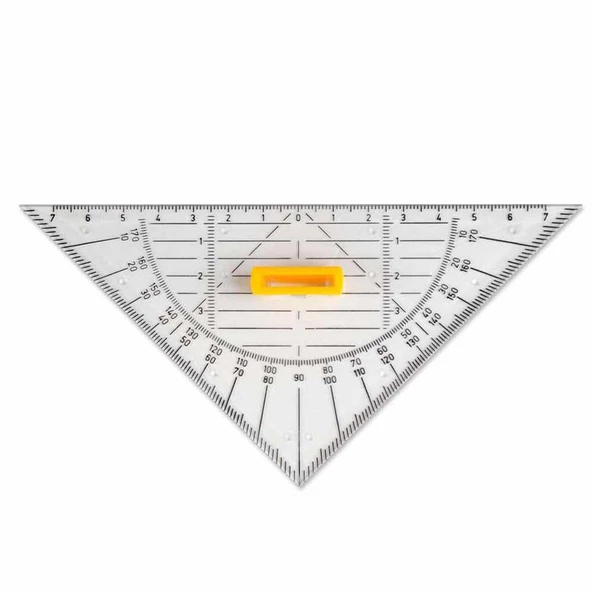 Mini Geoder Cetvel Geometrik Açılı Gönye - Modelist 16cm