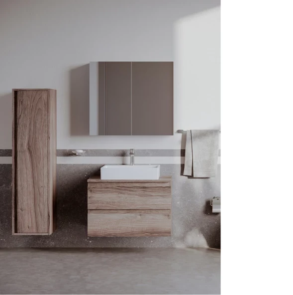 Creavit NX270 TEZGAH ÜSTÜ 50x70 DÜZ KARE LAVABO - 5