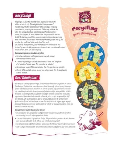 Art Puzzle Geridönüşüm 54 Parça Puzzle 5832