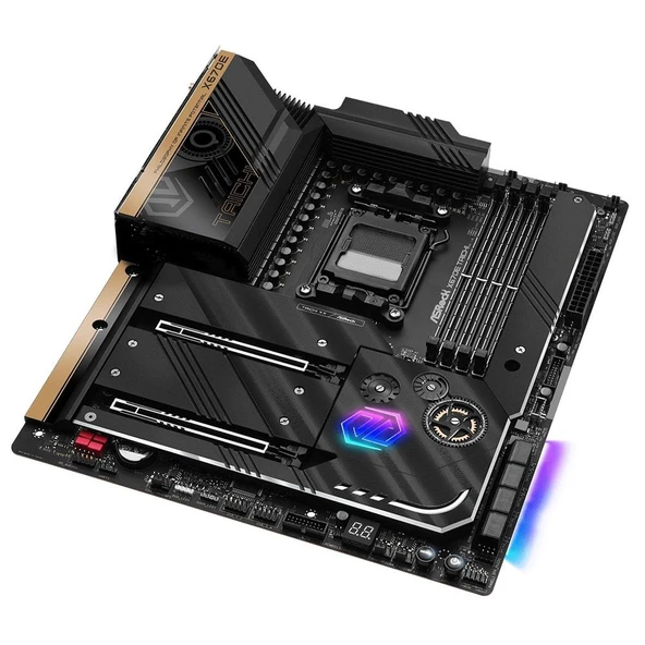 ASROCK X670E TAICHI Amd X670E Soket AM5 DDR5 6600Mhz (O.C) Wi-Fi 6E M.2 E-ATX Anakart - Resim 6