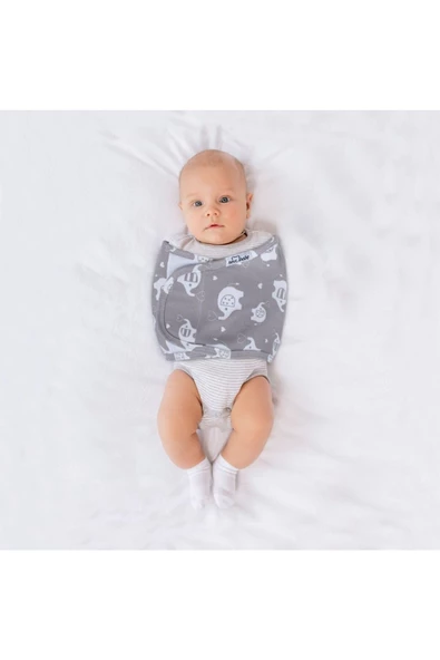 Sevi Bebe Bebek Kundak Kemer Fil Desen - 4