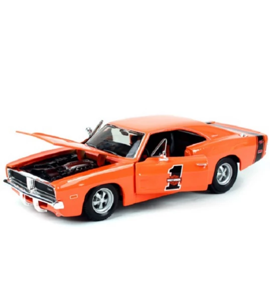 1969 Dodge Charger R/T Turuncu 1:25 Model Araba