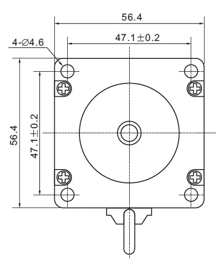 NEMA23 Çift Şaftlı Step Motor - 3.5N.m 4.0A 115mm - 5