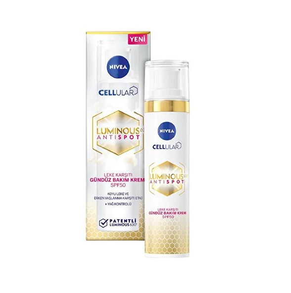 Nivea Cellular Luminous630 Leke Kremi SPF50  Gündüz 40ml
