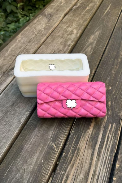 Clutch Çanta-3 Silikon Mum Kalıbı - 5