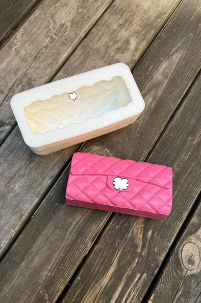Clutch Çanta-3 Silikon Mum Kalıbı - 6