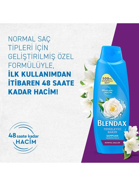 Blendax Temizleyici Bakım Şampuan Yasemin Özlü 500 ml - 5